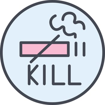 Smoking Kills Vector Icon