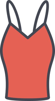 Ladies Vest Vector Icon