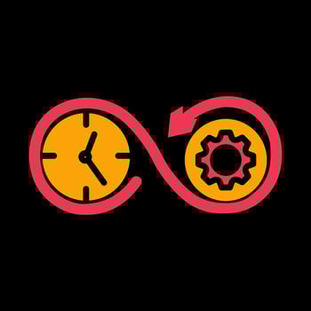 Time Optimization Vector Icon