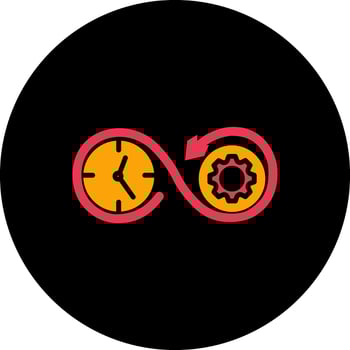 Time Optimization Vector Icon
