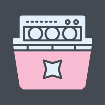 Dishwasher Vector Icon