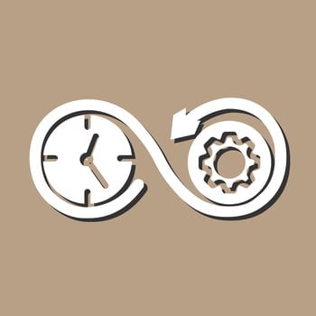 Time Optimization Vector Icon