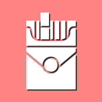 Cigarette Pack Vector Icon
