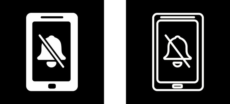 Notification Mute Vector Icon