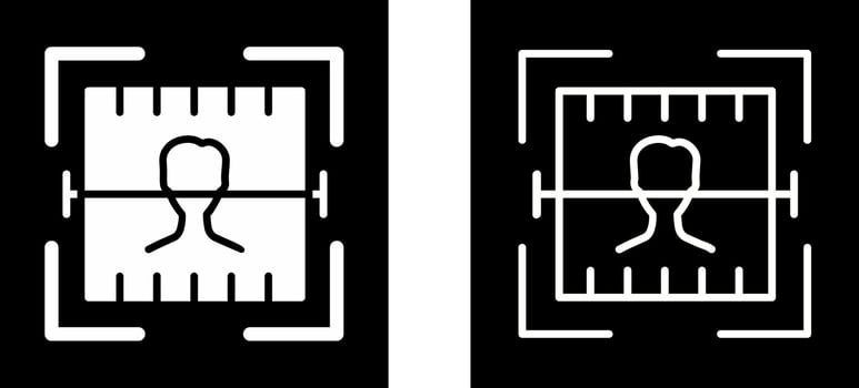 Face Scan Vector Icon