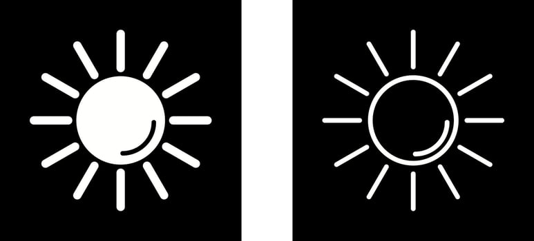 UV Radiation Vector Icon