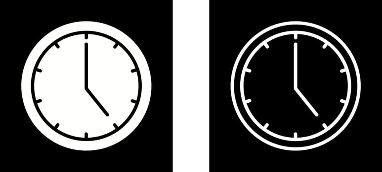 Clock Vector Icon