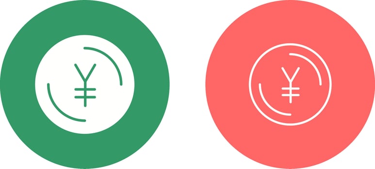 Yen Symbol Vector Icon