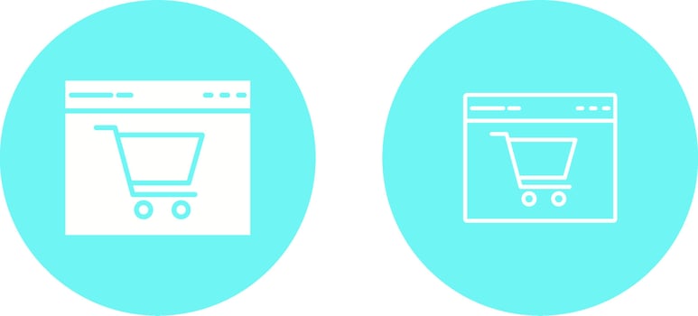 Ecommerce Website Vector Icon