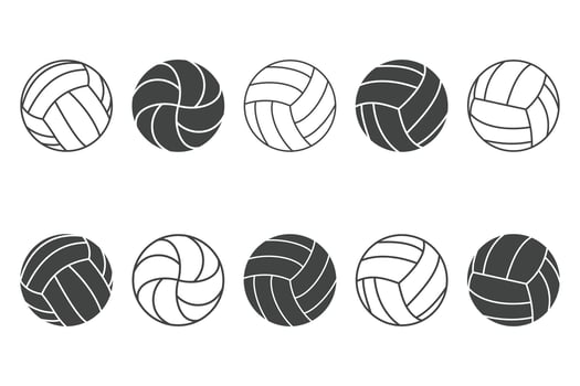 Vector Volleyball Sports Ball,