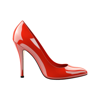 AI generated Women shoes isolated on transparent background png