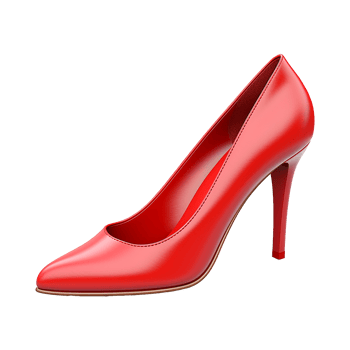 AI generated Women shoes isolated on transparent background png