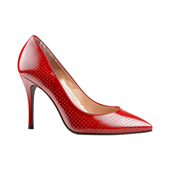 AI generated Women shoes isolated on transparent background png