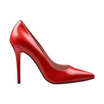 AI generated Women shoes isolated on transparent background png