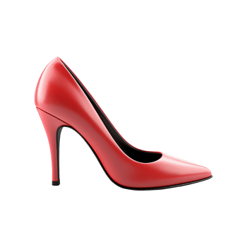 AI generated Women shoes isolated on transparent background png