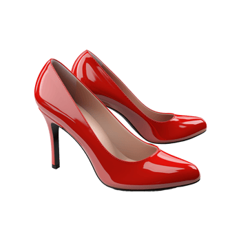 AI generated Women shoes isolated on transparent background png
