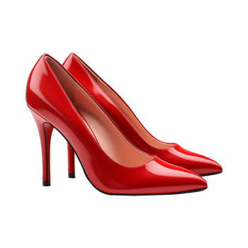 AI generated Women shoes isolated on transparent background png