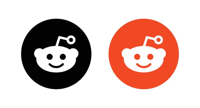 Reddit logo. Reddit Social media icon. vector