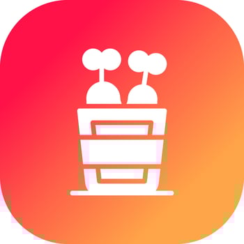Fried Chicken Creative Icon Design vector