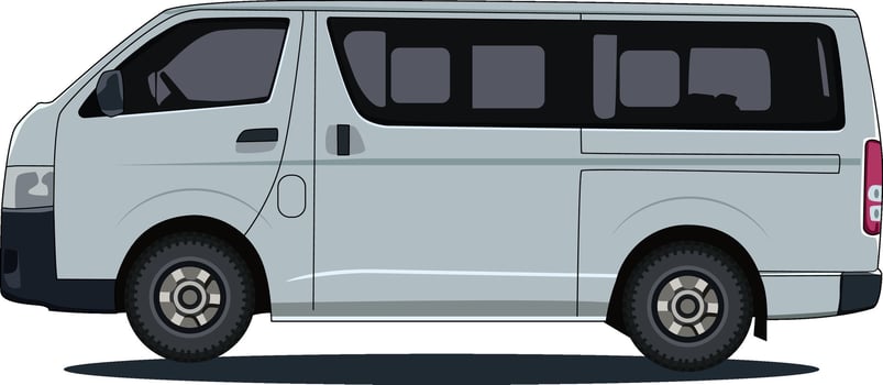 sedan car art , Side View template vector