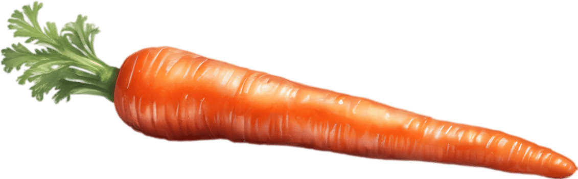 AI generated Watercolor painting of Carrot plant. png