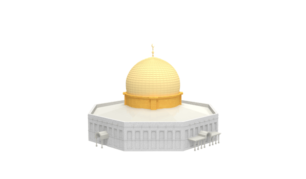 3d mosque transparent background png