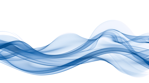 AI generated abstract wave on transparent background png