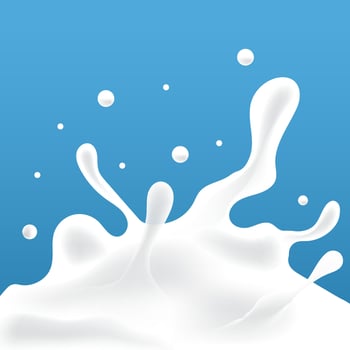 milky waves background. additional elements of milk design vector