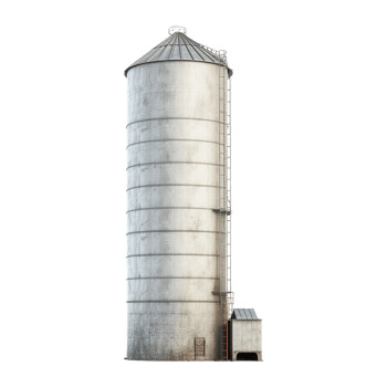 AI generated Silo isolated on transparent background png