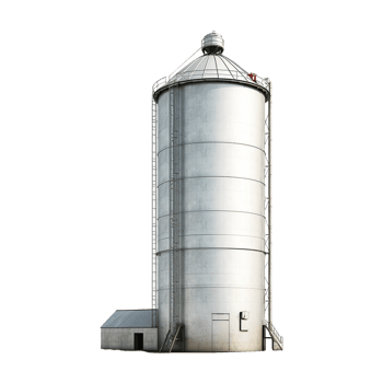 AI generated Silo isolated on transparent background png