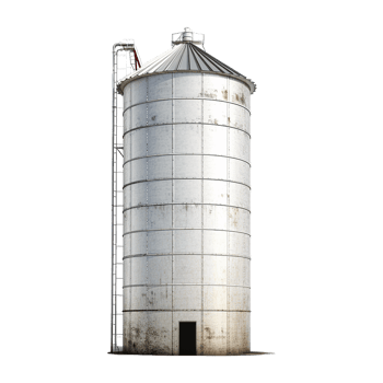 AI generated Silo isolated on transparent background png