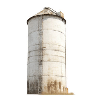AI generated Silo isolated on transparent background png