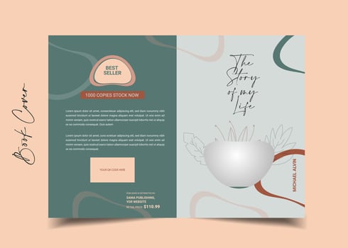 Book Cover Template Book Cover Design vector