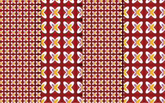 Unique Geometric pattern design template vector