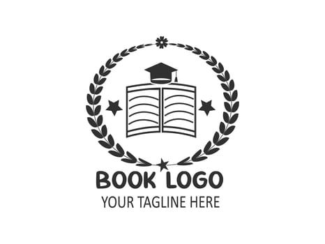 Book-Inspired Logo Concepts, Logos for Book Lovers, Bookish Logo Design Collection, Artistic Logos for Literary Brands, Elegant Book Logo Creations, Symbolic Logos for Publishing Houses, Logo Designs vector