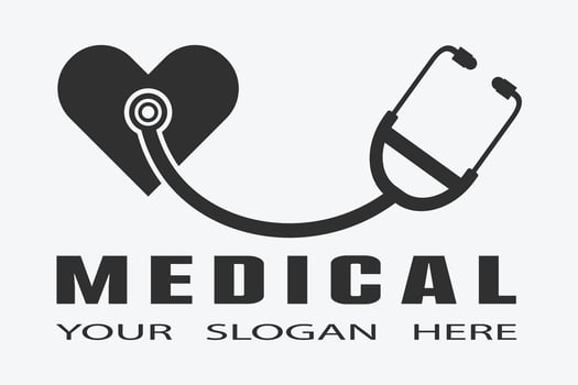 Medical Iconic Logo Design, Healthcare Emblem Design, MediBrand Logo Creation, Medical Identity Symbol, Wellness Logo Concept, Clinic Logo Design Inspiration, Hospital Logo Emblem vector