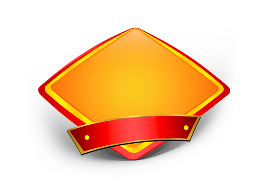 Sale ribbon banner Graphic Elements - curled fabric or plastic text box for promotion or congratulation message. png