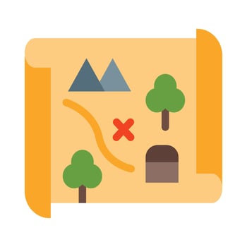 Map Vector Flat Icon
