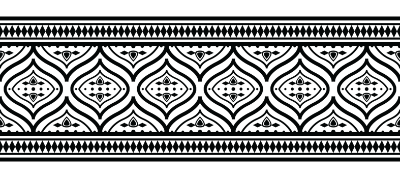 Ethnic border ornament illustration. Geometric ethnic oriental seamless pattern. Native American Mexican African Indian tribal style. Design border, textile, fabric, clothing, carpet, batik. png