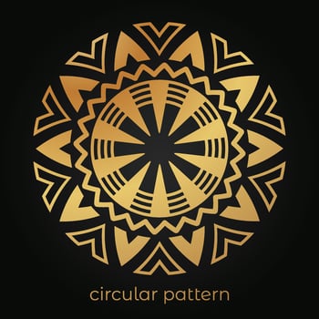 luxury mandala pattern background, circular pattern vector design