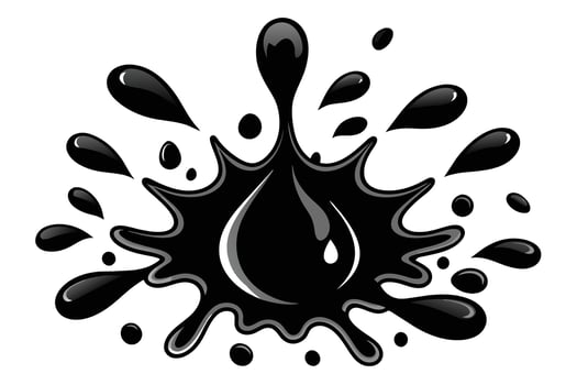 Set of black Splash water vector black set icon. Fresh droplet isolated black set icon. Vector illustration splash water on white background