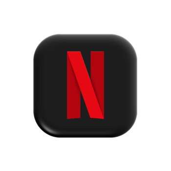 Netflix logo transparent background png