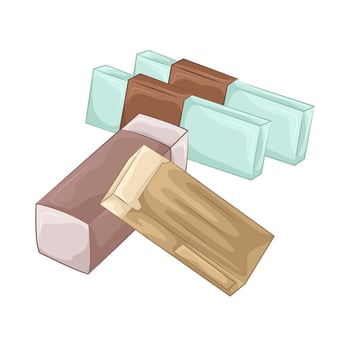 Illustration of eraser vector