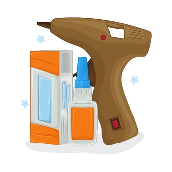 Illustration of glue vector