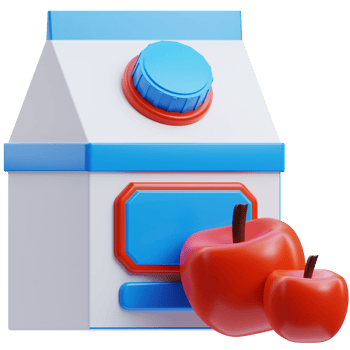 Nutritious food 3D Illustration png
