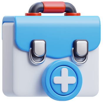 First Aid Kit 3D Illustration png