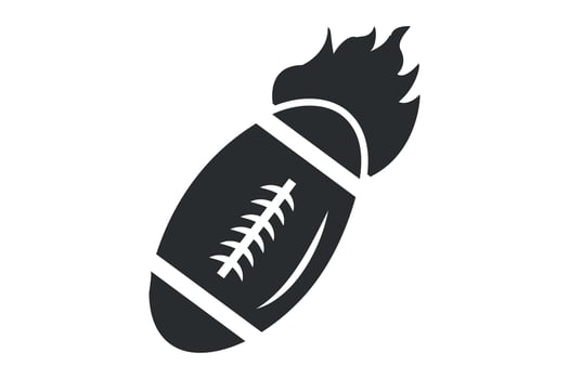 Dynamic Rugby Illustration, Bold Rugby Ball Artwork, Rugby Match Graphic Design, Rugby Game Illustration, Rugby Clipart vector