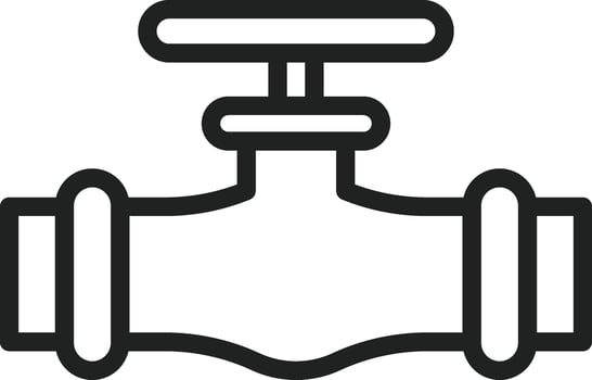 Oil Valve icon vector image. Suitable for mobile apps, web apps and print media.