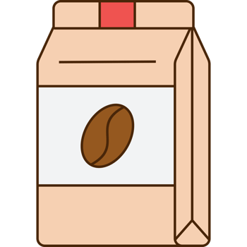 Coffee Packaging Illustration png