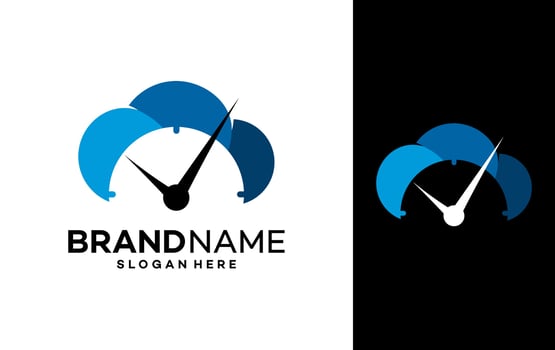 time logo design template illustration vector